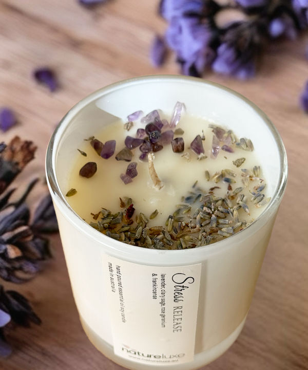 Stress Release Essential Oil Candle
