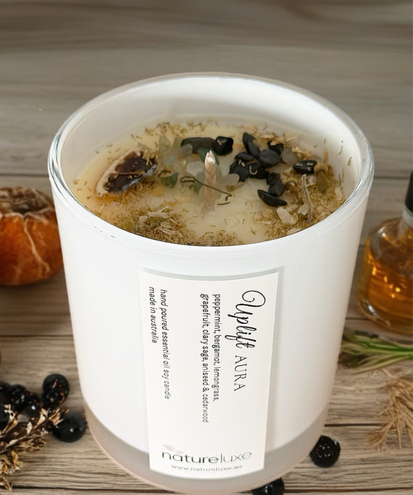 Uplift Aura Essential Oil Candle