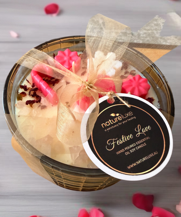 Festive Love Essential Oil Candle