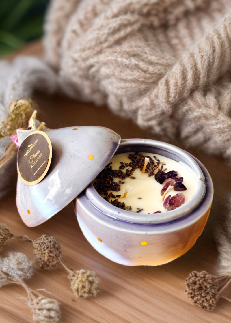 Stress Release Essential Oil Candle - Reserve Collection